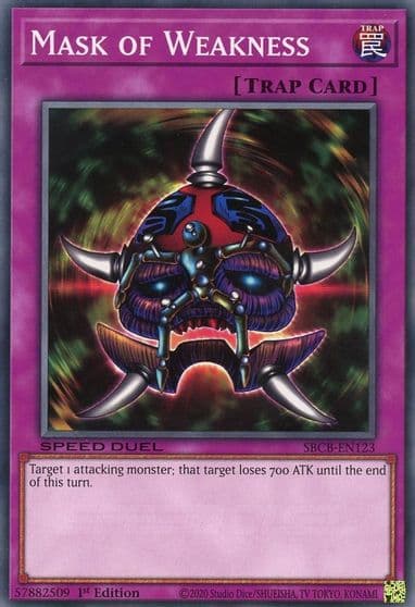 Mask of Weakness Speed Duel: Battle City Box Yu-Gi-Oh! card