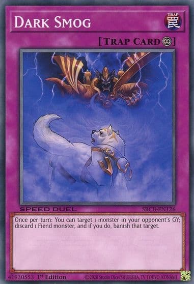 Dark Smog Speed Duel: Battle City Box Yu-Gi-Oh! card