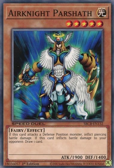 Airknight Parshath Speed Duel: Battle City Box Yu-Gi-Oh! card