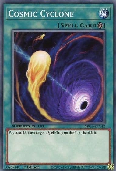Cosmic Cyclone Speed Duel: Battle City Box Yu-Gi-Oh! card