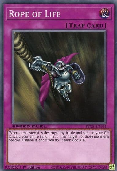 Rope of Life Speed Duel: Battle City Box Yu-Gi-Oh! card