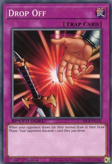 Drop Off Speed Duel: Battle City Box Yu-Gi-Oh! card