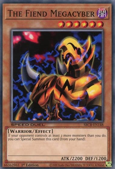 The Fiend Megacyber Speed Duel: Battle City Box Yu-Gi-Oh! card