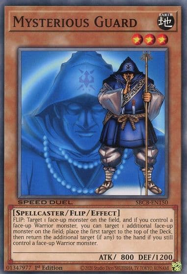 Mysterious Guard Speed Duel: Battle City Box Yu-Gi-Oh! card