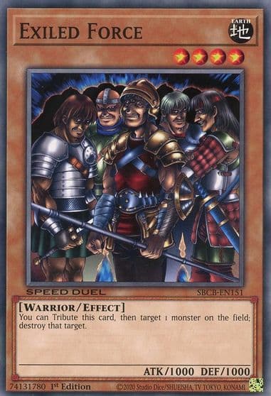 Exiled Force Speed Duel: Battle City Box Yu-Gi-Oh! card