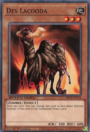 Des Lacooda Speed Duel: Battle City Box Yu-Gi-Oh! card