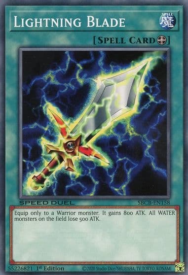 Lightning Blade Speed Duel: Battle City Box Yu-Gi-Oh! card