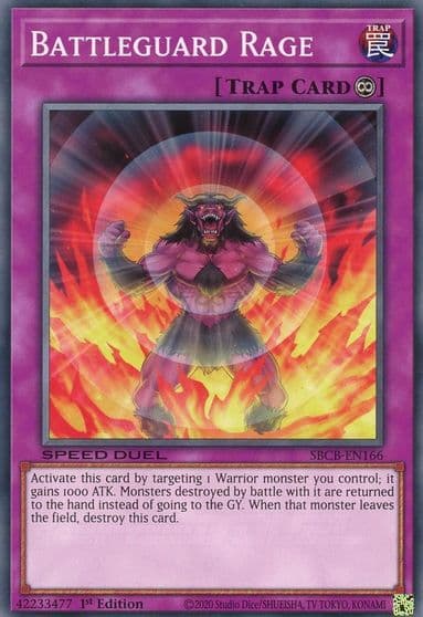 Battleguard Rage Speed Duel: Battle City Box Yu-Gi-Oh! card