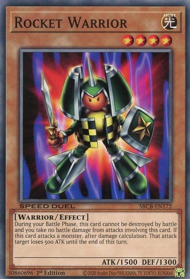 Rocket Warrior Speed Duel: Battle City Box Yu-Gi-Oh! card