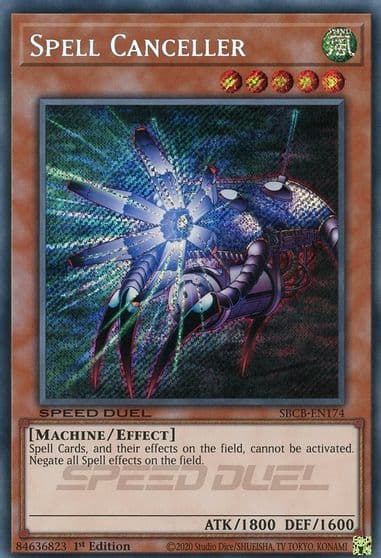 Spell Canceller Secret Speed Duel: Battle City Box Yu-Gi-Oh! card