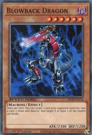 Blowback Dragon Speed Duel: Battle City Box Yu-Gi-Oh! card