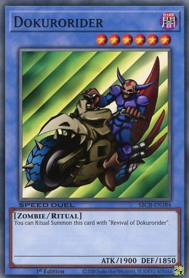 Dokurorider Speed Duel: Battle City Box Yu-Gi-Oh! card