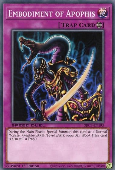 Embodiment of Apophis Speed Duel: Battle City Box Yu-Gi-Oh! card