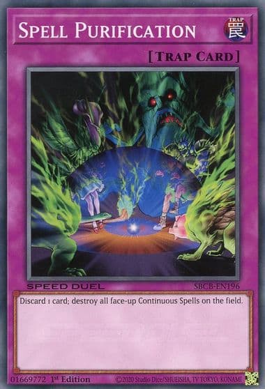 Spell Purification Speed Duel: Battle City Box Yu-Gi-Oh! card