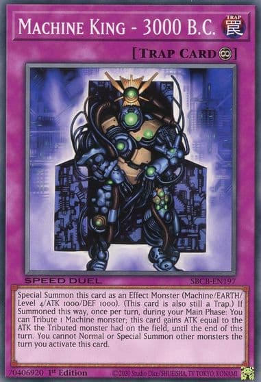 Machine King 3000 BC Speed Duel: Battle City Box Yu-Gi-Oh! card