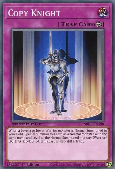 Copy Knight Speed Duel: Battle City Box Yu-Gi-Oh! card