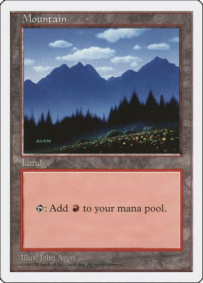 Mountain 445 Fifth Edition Magic card