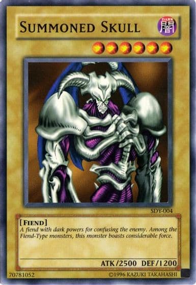 Summoned Skull Sample Promo Starter Deck: Yugi Yu-Gi-Oh! card