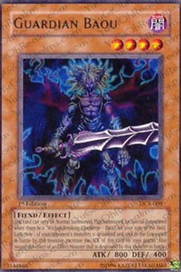 Guardian Baou Dark Crisis Yu-Gi-Oh! card