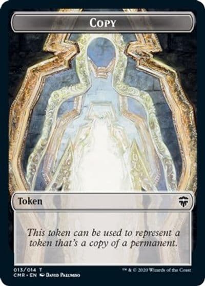 Copy Soldier Double Sided Token Commander Legends Magic card