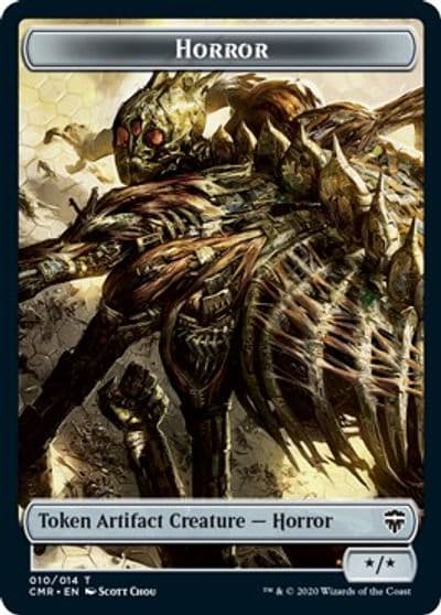 Horror Thrull Double Sided Token Commander Legends Magic card