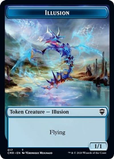 Illusion Saproling Double Sided Token Commander Legends Magic card
