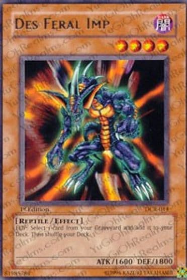 Des Feral Imp Dark Crisis Yu-Gi-Oh! card