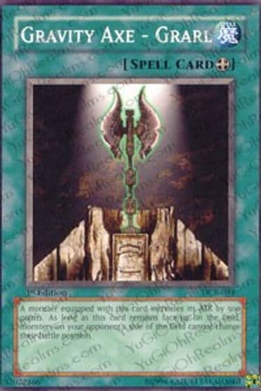 Gravity Axe Grarl Dark Crisis Yu-Gi-Oh! card