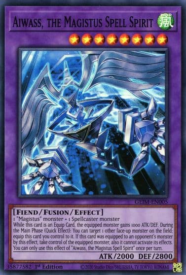 Aiwass the Magistus Spell Spirit Genesis Impact Yu-Gi-Oh! card