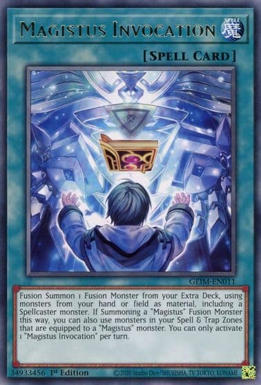 Magistus Invocation Genesis Impact Yu-Gi-Oh! card