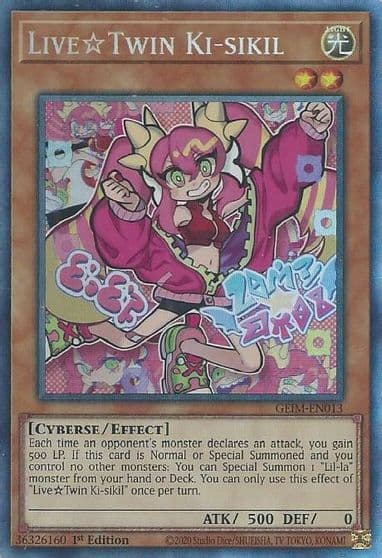 Live Twin Ki sikil CR Genesis Impact Yu-Gi-Oh! card