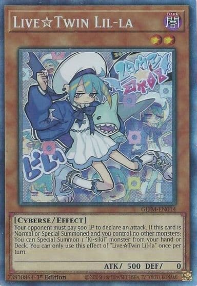 Live Twin Lil la CR Genesis Impact Yu-Gi-Oh! card