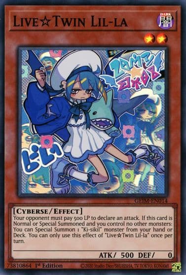 Live Twin Lil la Genesis Impact Yu-Gi-Oh! card