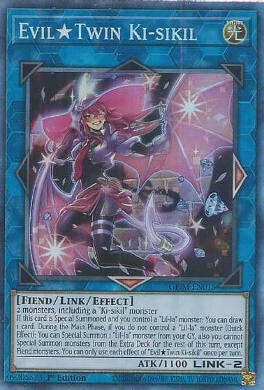 Evil Twin Ki sikil CR Genesis Impact Yu-Gi-Oh! card