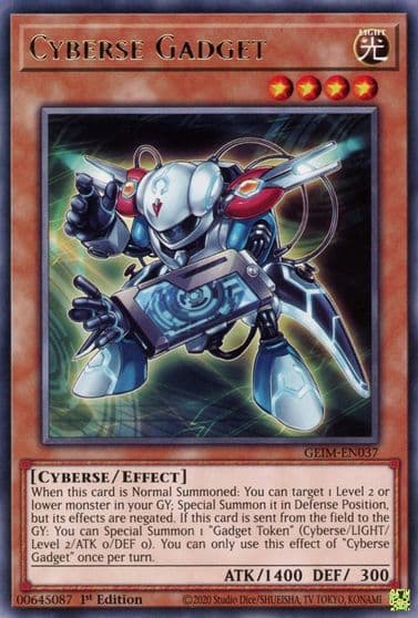 Cyberse Gadget Genesis Impact Yu-Gi-Oh! card