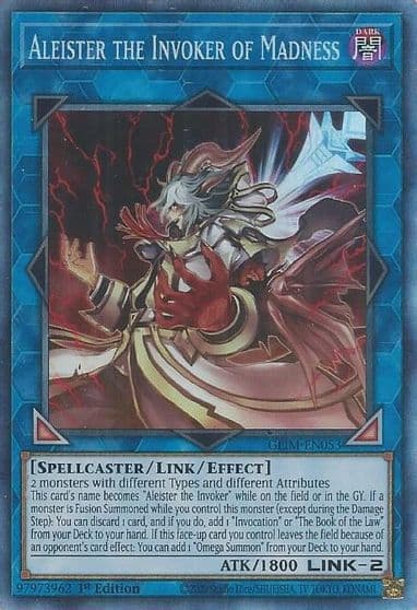 Aleister the Invoker of Madness CR Genesis Impact Yu-Gi-Oh! card
