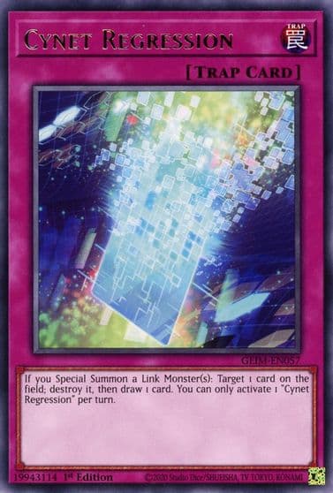 Cynet Regression Genesis Impact Yu-Gi-Oh! card