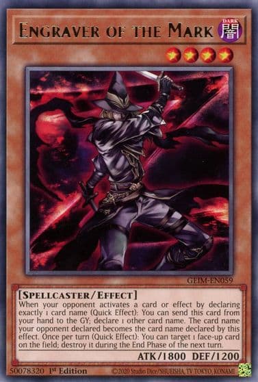 Engraver of the Mark Genesis Impact Yu-Gi-Oh! card