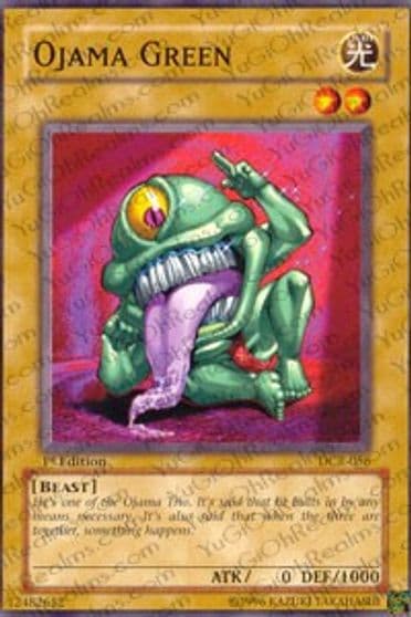 Ojama Green Dark Crisis Yu-Gi-Oh! card