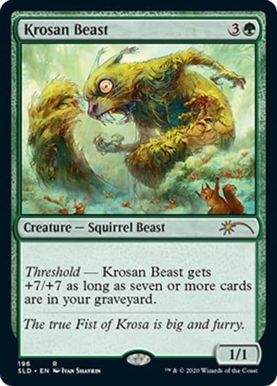 Krosan Beast Secret Lair Drop Series Magic card