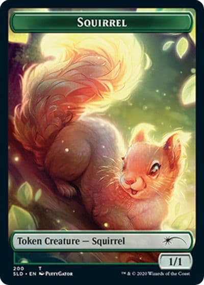 Squirrel Token Secret Lair Drop Series Magic card