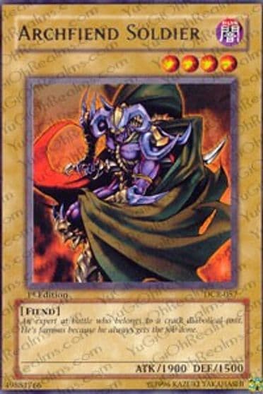 Archfiend Soldier Dark Crisis Yu-Gi-Oh! card