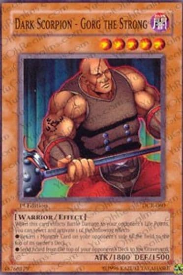 Dark Scorpion Gorg the Strong Dark Crisis Yu-Gi-Oh! card
