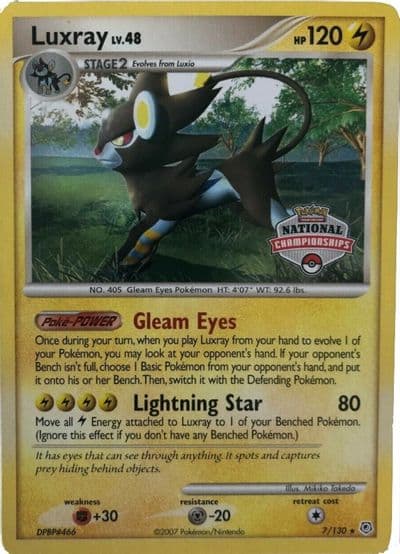 Luxray (National Championships) League & Championship Cards Pokemon card