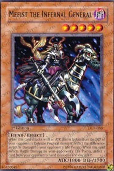 Mefist the Infernal General Dark Crisis Yu-Gi-Oh! card