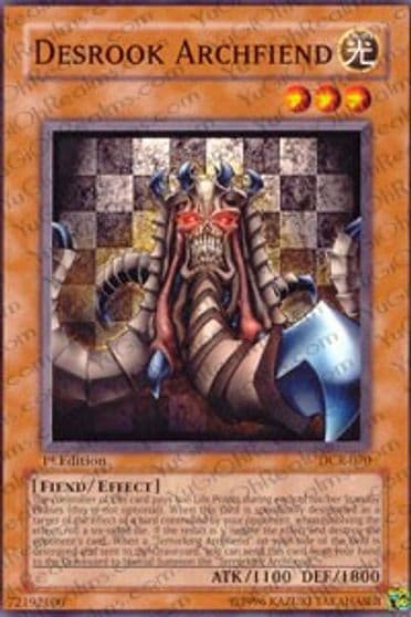 Desrook Archfiend Dark Crisis Yu-Gi-Oh! card