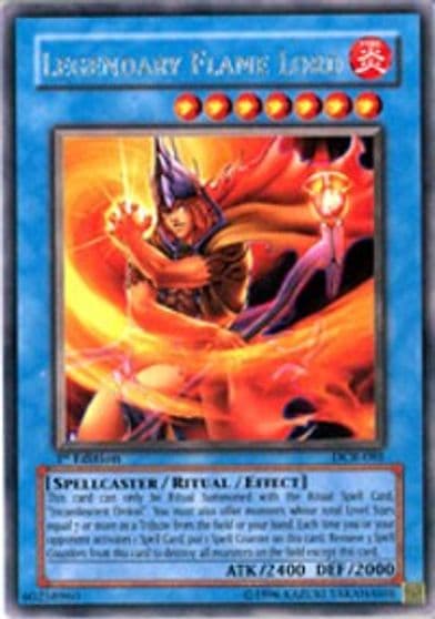 Legendary Flame Lord Dark Crisis Yu-Gi-Oh! card