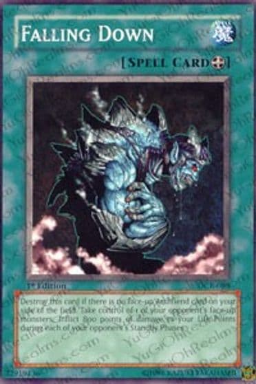 Falling Down Dark Crisis Yu-Gi-Oh! card