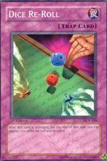 Dice Re Roll Dark Crisis Yu-Gi-Oh! card