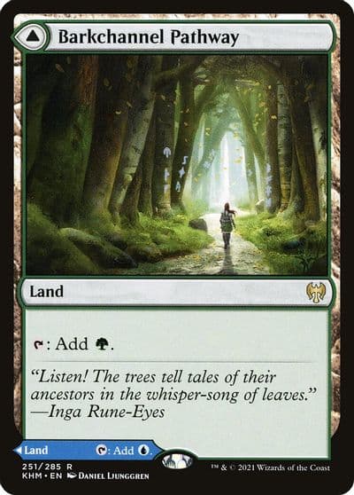 Barkchannel Pathway Kaldheim Magic card